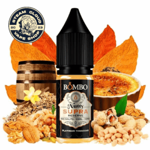 Nutty Supra Reserve Salts 10ml - Bombo Platinum Tobaccos